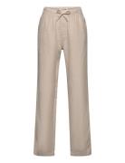 Trousers Linen Blend Lindex Beige