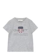 Archive Shield Ss T-Shirt GANT Grey