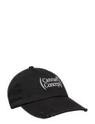 Cc Logo Cap W. Distress Cannari Concept Black