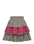 Mini Aster Skirt Malina Patterned
