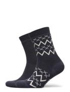 2-Pk Wool Socks Johaug Patterned