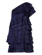 Amie -Shoulder Mini Dress Malina Blue