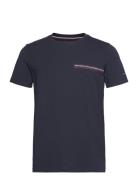Small Chest Stripe Monotype Tee Tommy Hilfiger Blue