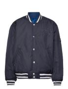 Reversible Jacquard Bomber Tommy Hilfiger Blue