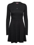 Tjw Ls Fit & Flare Dress Tommy Jeans Black