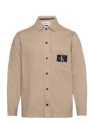 Utility Overshirt Calvin Klein Jeans Beige