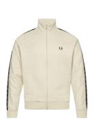 Contrast Tape Trk Jkt Fred Perry Cream