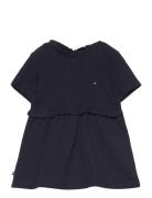 Baby Flag Dress S/S Tommy Hilfiger Navy