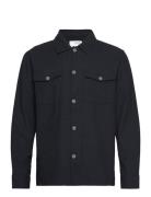 Slhbrody-Linen Overshirt Ls Selected Homme Black