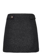 Tweed Mini Skirt Michael Kors Black