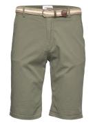 Superflex Chino Shorts W?. Belt Lindbergh Green