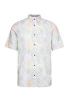 Comfort Printed Shirt Tom Tailor White