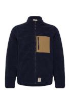 Hugh Fleece Jacket Fat Moose Navy