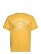 Logo Tee Tom Tailor Yellow