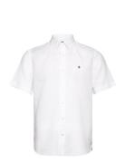 Douglas Linen Ss Shirt-Classic Fit Morris White