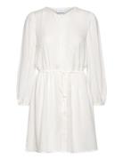 Vipricil O-Neck 7/8 Dress- Noos Vila White
