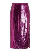 Vietta Midi Sequin Skirt/Dc Vila Purple