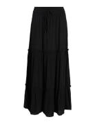 Vimesa Hw Long Skirt/Su/Ft/Ka Vila Black
