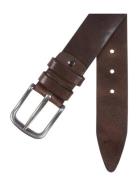 Black Full Grain Leather Belt Portia 1924 Brown