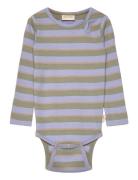 Body L/S Modal Double Striped Petit Piao Patterned