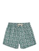 Big Paisley Swim Trunks Pompeii Green