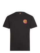 Classic Dot Chest T-Shirt Santa Cruz Black