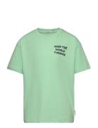 Over Printed T-Shirt Tom Tailor Green