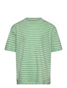 Over Striped T-Shirt Tom Tailor Green