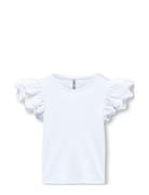 Kmgzenia S/L Detail Top Jrs Kids Only White