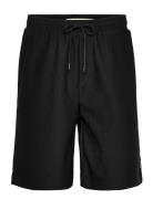 Wbben Plisse Shorts Woodbird Black