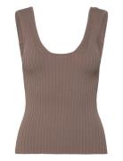 Bs Mathilde Regular Fit Top Bruun & Stengade Brown