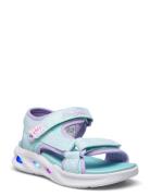 Girls Sola Glow Sandal Skechers Blue