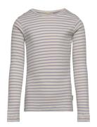 T-Shirt L/S Modal Striped Petit Piao Patterned
