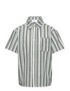 Namur Stripe Shirt Grunt Green