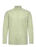 Cotton Linen Sune Shirt Mads Nørgaard Green
