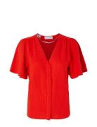 Slfamara 2/4 Top B Selected Femme Red