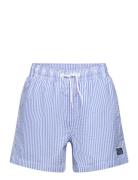 Striped Swimming Trunks Mango Blue