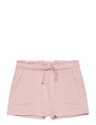 Cotton Drawstring Waist Shorts Mango Pink