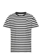 Ola Chrome Badge T-Shirt Gots Double A By Wood Wood Patterned