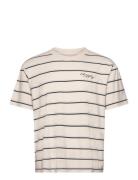 Windup T-Shirt - Beige / Blue / Black Edwin Beige