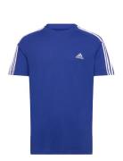 Essentials Single Jersey 3-Stripes T-Shirt Adidas Sportswear Blue