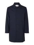 Slhrichmond Mac Coat Selected Homme Blue