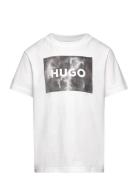 Short Sleeves Tee-Shirt Hugo Kids White