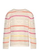 Pullover Ls Knit Minymo Patterned