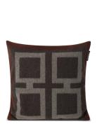 Graphic Recycled Wool Pillow Cover Lexington Home Grey