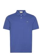 Reg Shield Ss Pique Polo GANT Blue