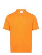 Reg Shield Ss Pique Polo GANT Orange