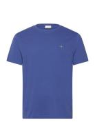 Reg Shield Ss T-Shirt GANT Blue