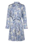 Rel Magnolia Print Shirt Dress GANT Blue