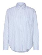 Rel Luxury Oxford Striped Bd Shirt GANT Blue